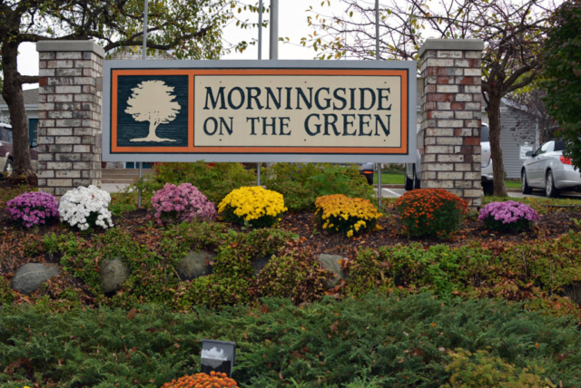 Morningside on the Green Sign