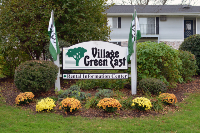Village Green East Sign